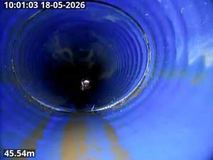 A Deformed Section of Underground Drain.