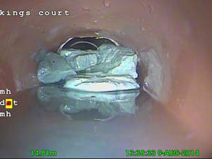 Blocked Drain with Housebuyer Drain Survey London