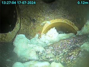 Drain Blocked due to build up Scale