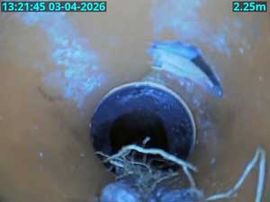 Hole in Drain.