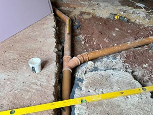 Our drain installers assist property developers in London.
